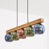 Koyoto hanging light, globe light, pendant light Ecru, black, 5-light sources
