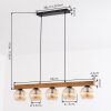 Koyoto hanging light, globe light, pendant light Ecru, black, 5-light sources