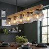 Koyoto hanging light, globe light, pendant light Ecru, black, 5-light sources