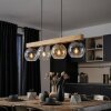 Koyoto hanging light, globe light, pendant light Ecru, black, 4-light sources