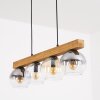 Koyoto hanging light, globe light, pendant light Ecru, black, 4-light sources