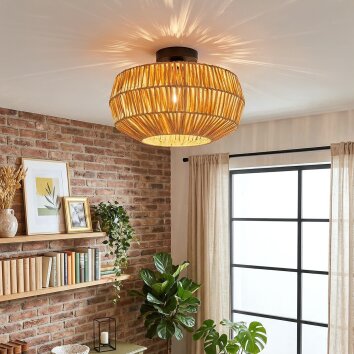 Lemal ceiling light black, 1-light source