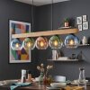 Koyoto hanging light, globe light, pendant light Ecru, black, 5-light sources