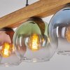 Koyoto hanging light, globe light, pendant light Ecru, black, 5-light sources