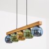 Koyoto hanging light, globe light, pendant light Ecru, black, 5-light sources