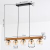 Koyoto hanging light, globe light, pendant light Ecru, black, 5-light sources