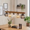 Koyoto hanging light, globe light, pendant light Ecru, black, 5-light sources