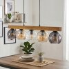 Koyoto hanging light, globe light, pendant light Ecru, black, 5-light sources