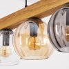 Koyoto hanging light, globe light, pendant light Ecru, black, 5-light sources