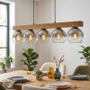 Koyoto hanging light, globe light, pendant light Ecru, black, 5-light sources