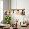 Ripoll hanging light, globe light, pendant light Ecru, black, 5-light sources