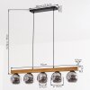 Ripoll hanging light, globe light, pendant light Ecru, black, 5-light sources