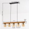 Ripoll hanging light, globe light, pendant light Ecru, black, 5-light sources
