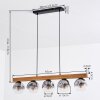 Ripoll hanging light, globe light, pendant light Ecru, black, 5-light sources
