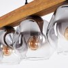 Ripoll hanging light, globe light, pendant light Ecru, black, 5-light sources