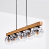 Ripoll hanging light, globe light, pendant light Ecru, black, 5-light sources