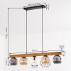 Ripoll hanging light, globe light, pendant light Ecru, black, 5-light sources
