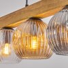 Ripoll hanging light, globe light, pendant light Ecru, black, 5-light sources