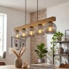 Ripoll hanging light, globe light, pendant light Ecru, black, 5-light sources
