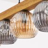 Ripoll hanging light, globe light, pendant light Ecru, black, 5-light sources