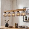 Ripoll hanging light, globe light, pendant light Ecru, black, 5-light sources