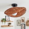 Bauro ceiling light black, 1-light source