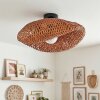 Bauro ceiling light black, 1-light source