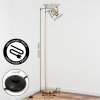 Karel floor lamp brass, 1-light source