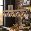 Ripoll hanging light, globe light, pendant light Ecru, black, 5-light sources