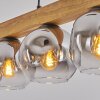 Ripoll hanging light, globe light, pendant light Ecru, black, 5-light sources