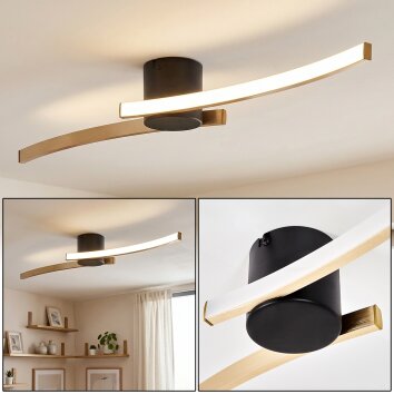 Kirel ceiling light LED black, 1-light source