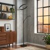 Melak floor lamp, Reading light LED black, 2-light sources