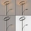 Melak floor lamp, Reading light LED black, 2-light sources