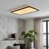 Zuren ceiling light, Panel LED black, 1-light source