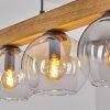 Koyoto hanging light, globe light, pendant light Ecru, black, 5-light sources