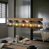 Koyoto hanging light, globe light, pendant light Ecru, black, 5-light sources