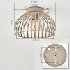 Guayo ceiling light sand-coloured, 1-light source