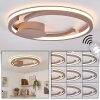 Miral ceiling light LED sand-coloured, 1-light source, Remote control