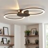 Koman ceiling light LED black, 1-light source