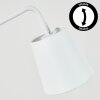 Talor floor lamp white, 1-light source