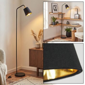 Talor floor lamp black, 1-light source