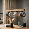 Ripoll hanging light, globe light, pendant light Ecru, black, 4-light sources