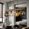 Ripoll hanging light, globe light, pendant light Ecru, black, 4-light sources