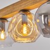 Ripoll hanging light, globe light, pendant light Ecru, black, 4-light sources