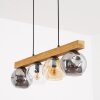 Ripoll hanging light, globe light, pendant light Ecru, black, 4-light sources