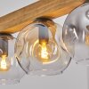 Ripoll hanging light, globe light, pendant light Ecru, black, 4-light sources