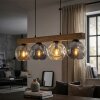Ripoll hanging light, globe light, pendant light Ecru, black, 4-light sources