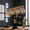 Ripoll hanging light, globe light, pendant light Ecru, black, 4-light sources