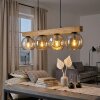 Ripoll hanging light, globe light, pendant light Ecru, black, 4-light sources