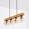 Ripoll hanging light, globe light, pendant light Ecru, black, 4-light sources